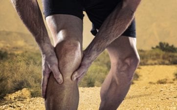 Athlete Experiencing Arthritis Pain