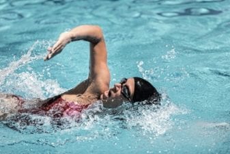 Freestyle Swimmer in Action
