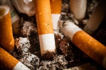 Cigarettes in an Ashtray