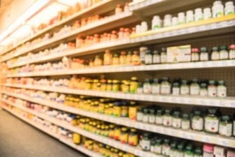 Grocery Store Aisle of Items